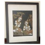 Thai Gold Leaf & Silk Wall Art