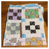 Patchwork Quilt w/ Mixed Prints