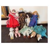 Collection of Dolls w/Assorted Outfits