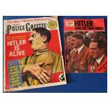 2 WWII Era Hitler Magazines