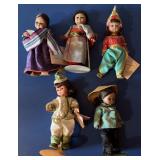 5pc Madame Alexander Dolls International