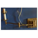 Brass Swing Arm Wall Sconce Lamp