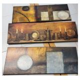 3-Piece Abstract & Still Life Wall Prints