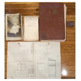 W.H. Rice Five-Year Diary, Photo, Drawing Set