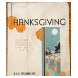 1941 USS Pennsylvania Thanksgiving Menu, Rice