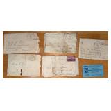 1940 USS Pennsylvania Naval Letters & Ephemera