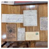 KY Mining Ephemera: Pay Stubs, License, Letter