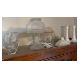 Crystal Boudoir Lamp, Art Glass & More