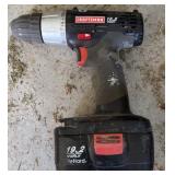 Craftsman 19.2V Drill w/ Dead Battery