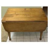 Drop Leaf Wooden Dining Table