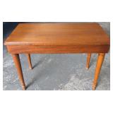 Wood Storage Bench w/Hinged Lid
