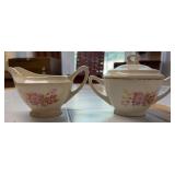 Good Housekeeping Tulip Time Creamer & Sugar