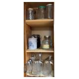 Glass Dispensers and Storage Jars
