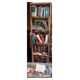 Bookshelf w/ Assorted Books, 21x13x80 Inches