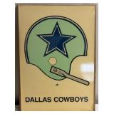 Dallas Cowboys Football Plaque w/ Stand