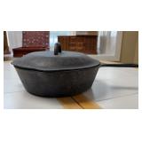 Cast Iron Chicken Fryer Skillet w/ Lid