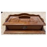 Wood Jewelry Box w/ Drawer and Dividers