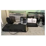 Electronics Lot: Radios, Phones, Alarm Clock+