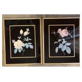 Framed Rose and Butterfly Art Prints