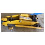 Yellow Steel Hydraulic Floor Jack w/ Handle