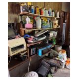 Garage Shelf Lot: Tools, Chemicals, Printer