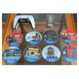 PS4 Game Lot w/ DualSense & FiGPiN Pin
