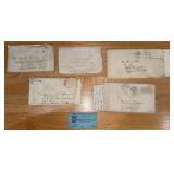 1940 USS Pennsylvania Navy Letters & Card Group