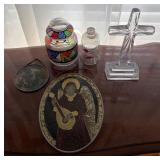 Glass Decor: Suncatchers, Jars, Jullin Cross