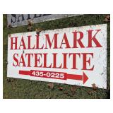 Hallmark Satellite Outdoor Advertising Sign