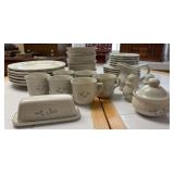 Syracuse China Floral Stoneware Dinner Set