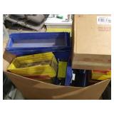 Box Full of Plastic Bins