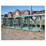 10 Pallet Rack Uprights with Crossbeams