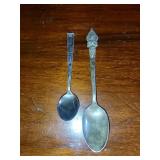 2 Sterling Silver Spoons