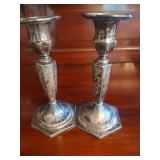 Silverplate Candlesticks