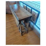 Antique Lentz Table Co. Gate Leg Drop Leaf Table