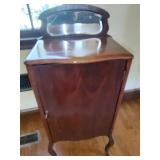 Antique Sheet Music Cabinet  with Mirror