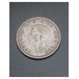 1937 Great Britain Six Pence (50% Silver)