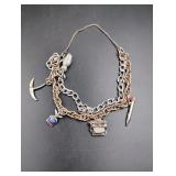 Sterling Silver Bracelet and Pendants