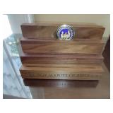 Boy Scouts Wood 3 Tier Challenge Coin Holder