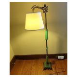 Art Deco Jadeite Bridge Floor Lamp