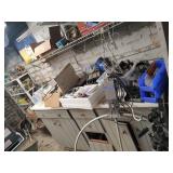Contents of Workshop Bench and Wall - Read Details