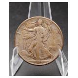 1945 Walking Liberty Silver Half Dollar