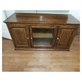 Wood Console Storage Cabinet