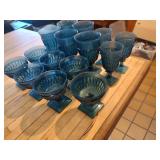 15 pcs Indiana Glass Colony Park Lane Glassware
