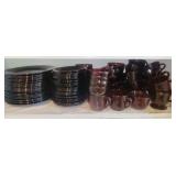 Shelf of Ruby Red Glassware #1