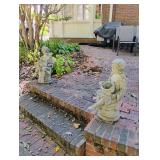 2 Concrete Statues