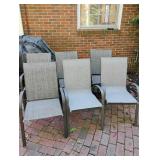 6 Outdoor Arm Chairs