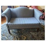 Vintage Camelback Loveseat #1