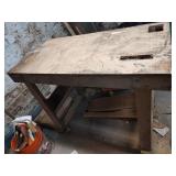Rolling Homemade Work Table