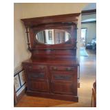 Antique Edwardian Sideboard Buffet- Read Details